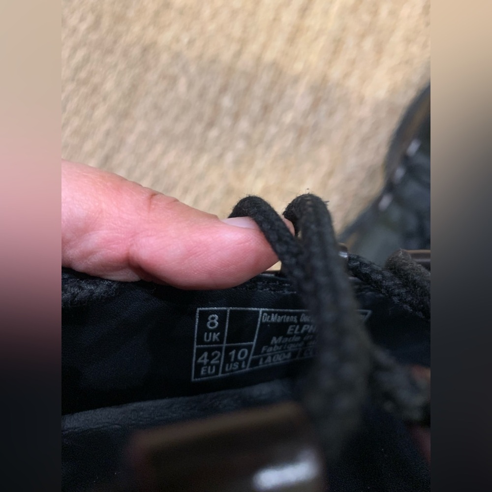 Dr Marten Elphie ll Cherry Red Leather Ballet Flats size 10 - Picture 9 of 15